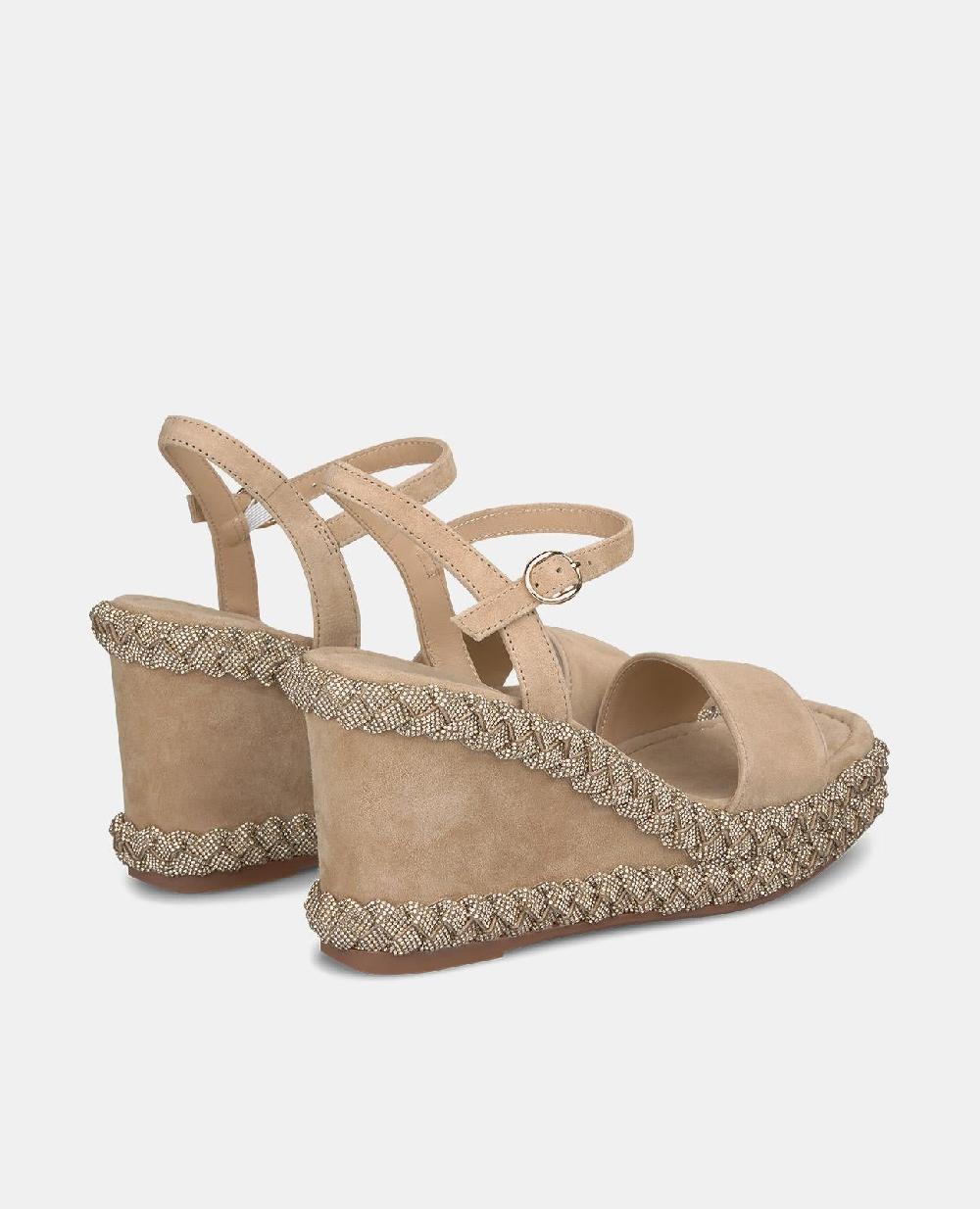 Alma En Pena SANDALIA TACÓN CUÑA