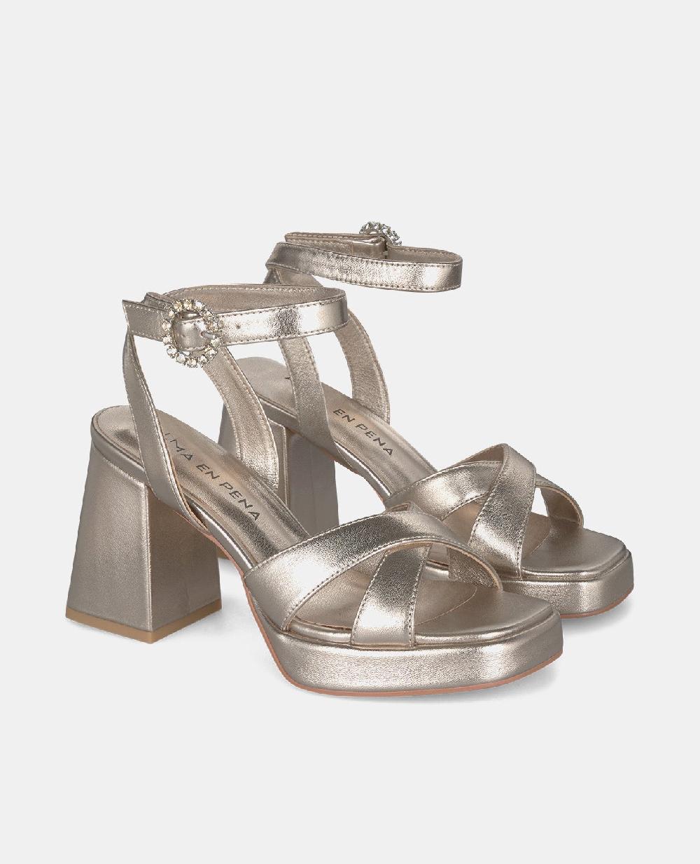 Alma En Pena SANDALIA TACÓN EN BLOQUE