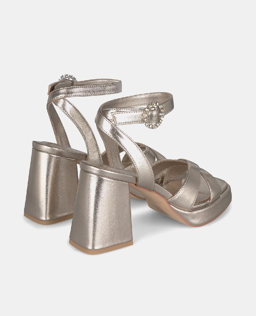 Alma En Pena SANDALIA TACÓN EN BLOQUE