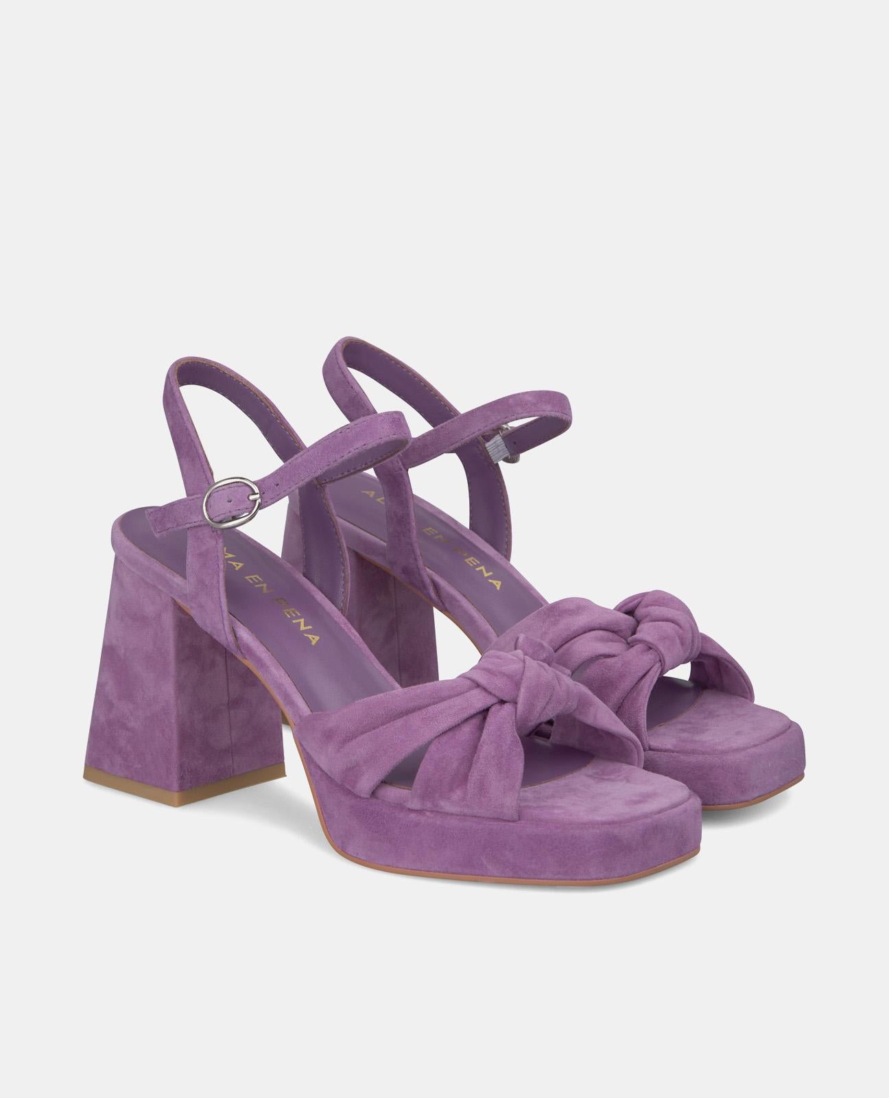 Alma En Pena SANDALIA TACÓN NUDO