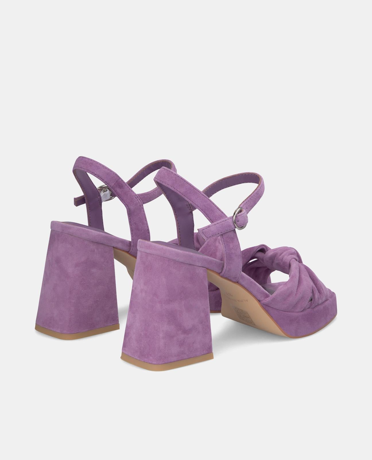 Alma En Pena SANDALIA TACÓN NUDO