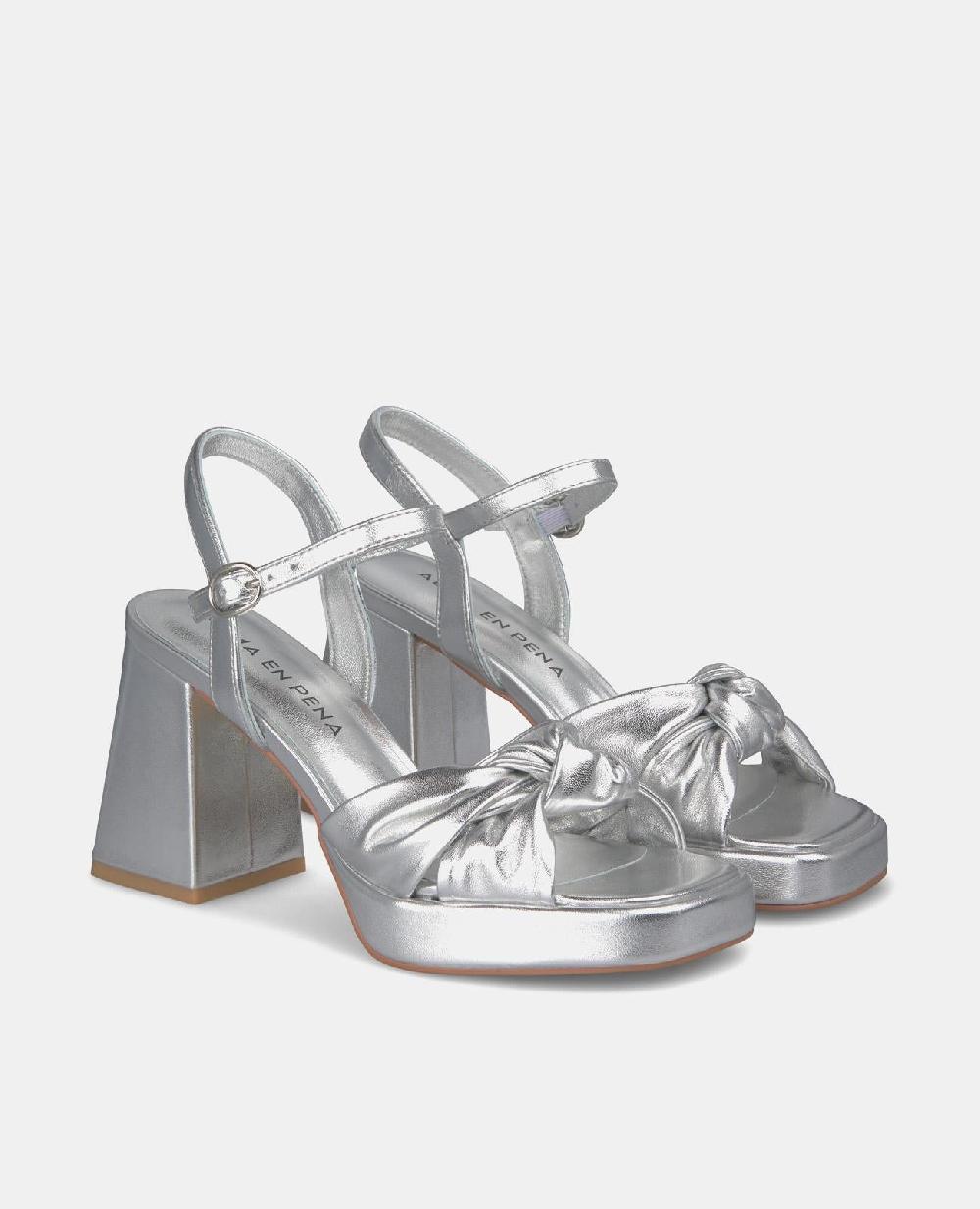 Alma En Pena SANDALIA TACÓN NUDO