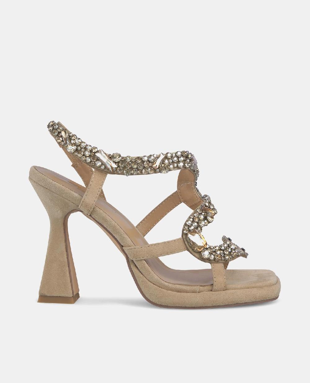 Alma en pena SANDALIA TACÓN SERPIENTE DETALLES