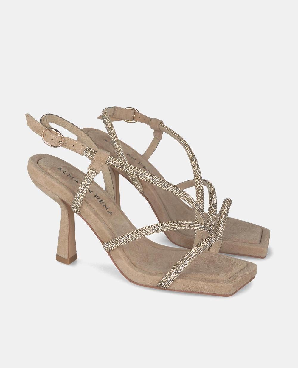 Alma En Pena SANDALIA TACÓN TIRAS
