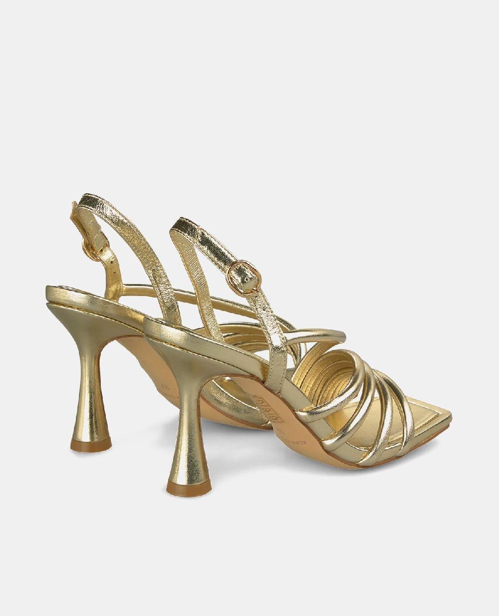 Alma En Pena SANDALIA TACÓN TIRAS FINAS