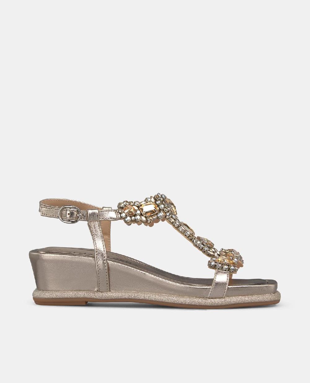 Alma en pena SANDALIA TIPO CUÑA PEDRERÍA