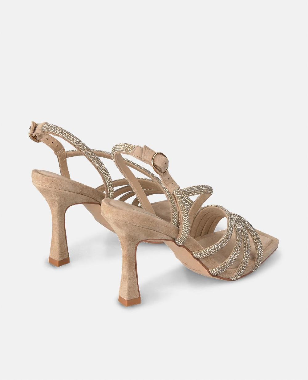 Alma En Pena SANDALIA TIRAS CRUZADAS PEDRERÍA