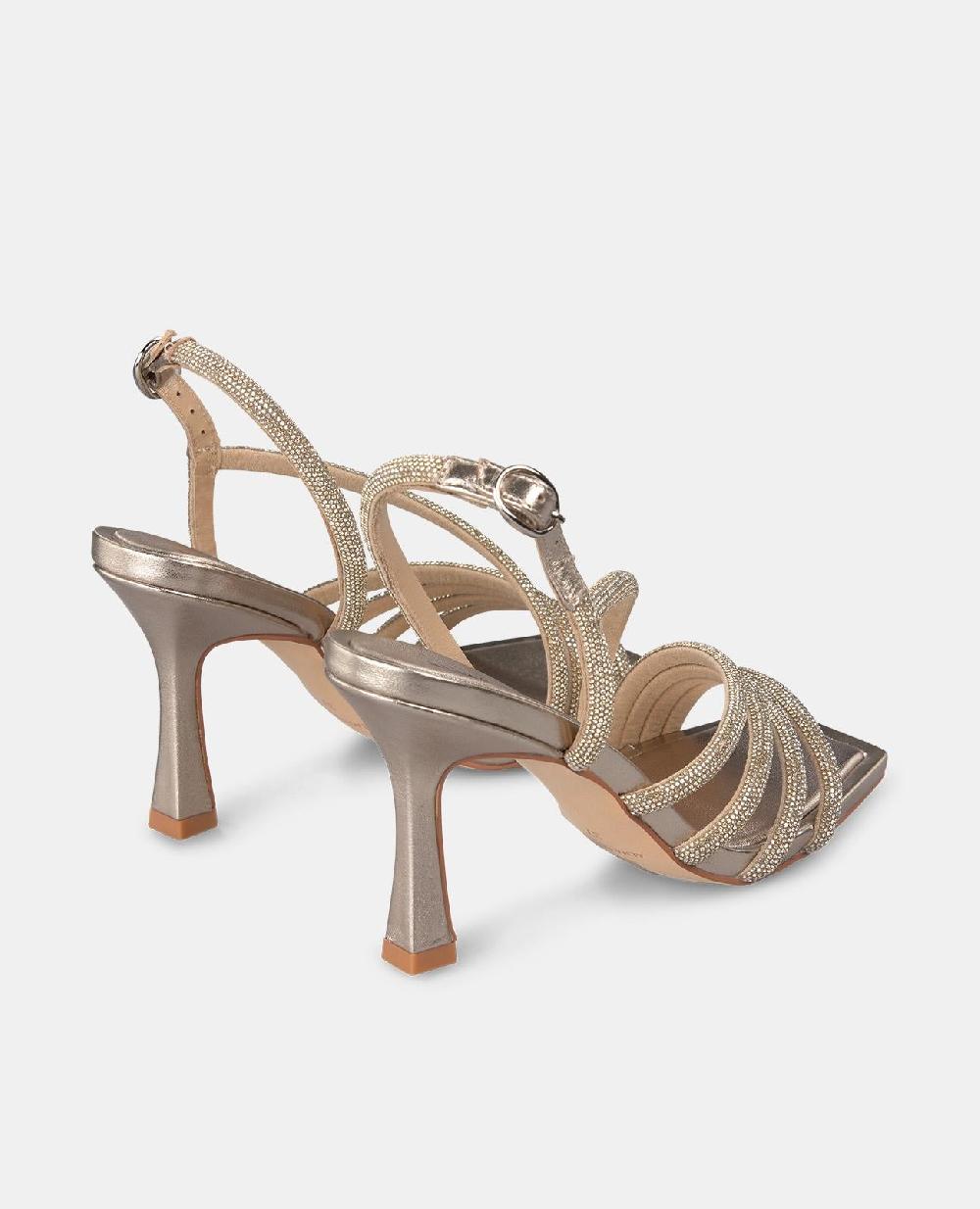 Alma En Pena SANDALIA TIRAS CRUZADAS PEDRERÍA