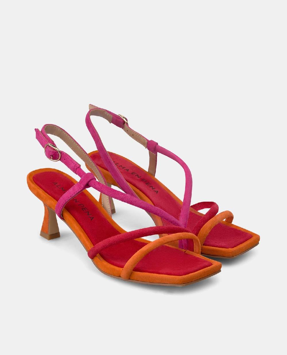 Alma En Pena SANDALIA TIRAS MULTICOLOR