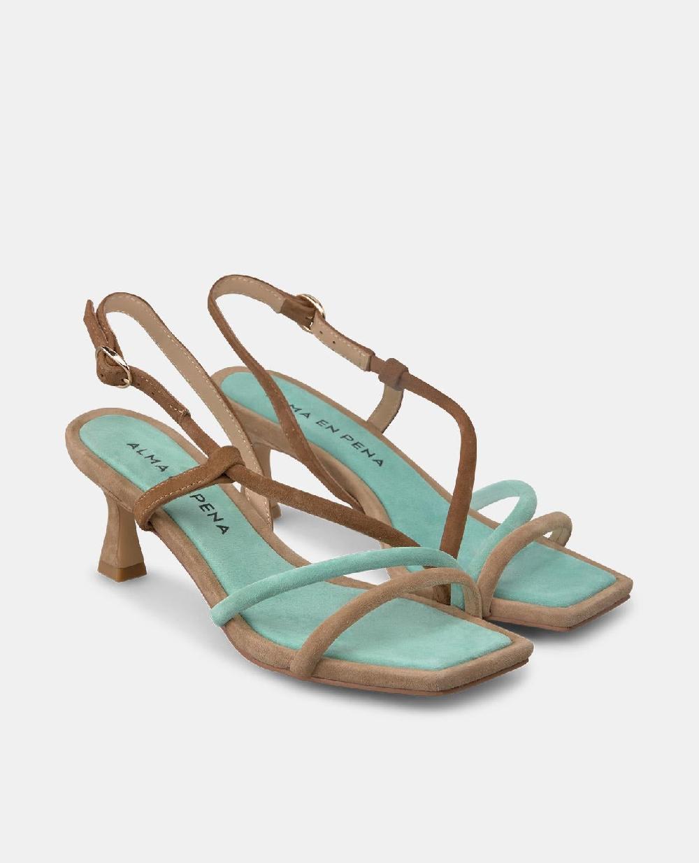 Alma En Pena SANDALIA TIRAS MULTICOLOR