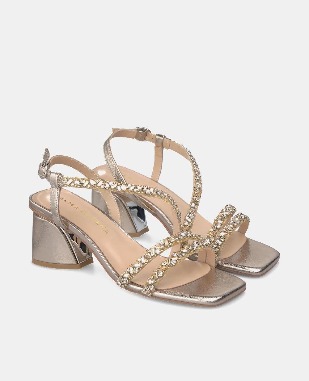 Alma En Pena SANDALIA TIRAS PEDRERÍA