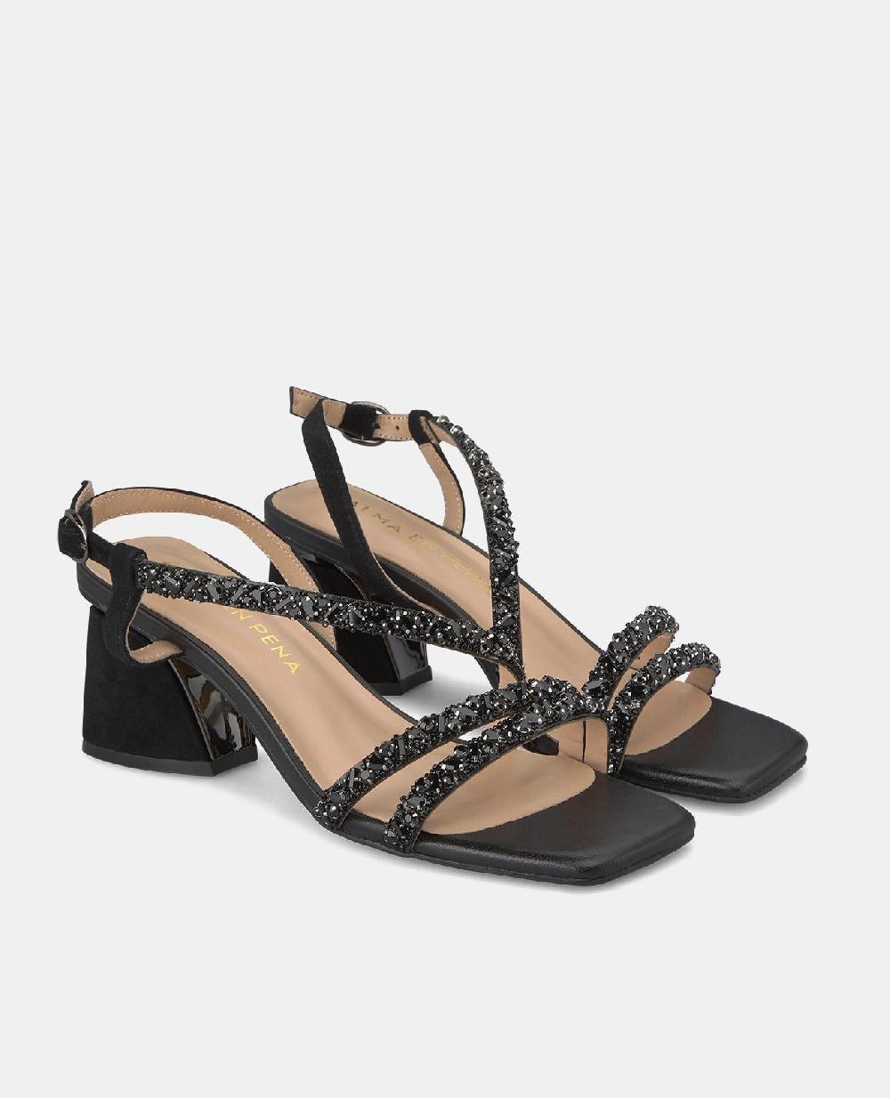 Alma En Pena SANDALIA TIRAS PEDRERÍA