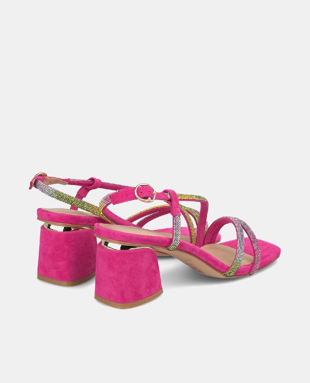 Alma En Pena SANDALIA TIRAS TACÓN CUADRADO