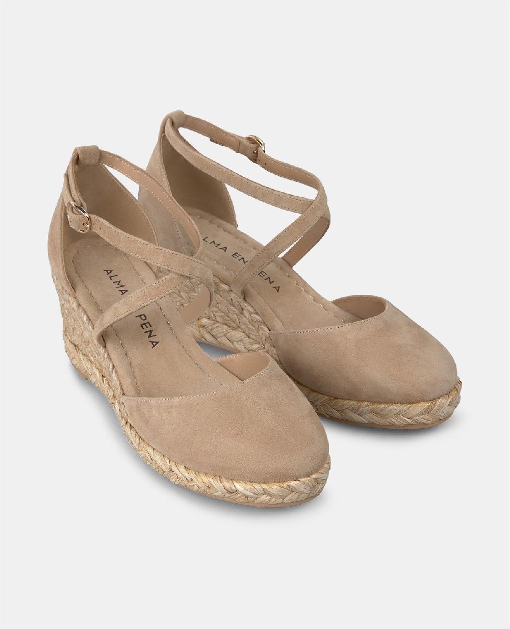 Alma En Pena ZAPATO CUÑA TIRAS CRUZADAS