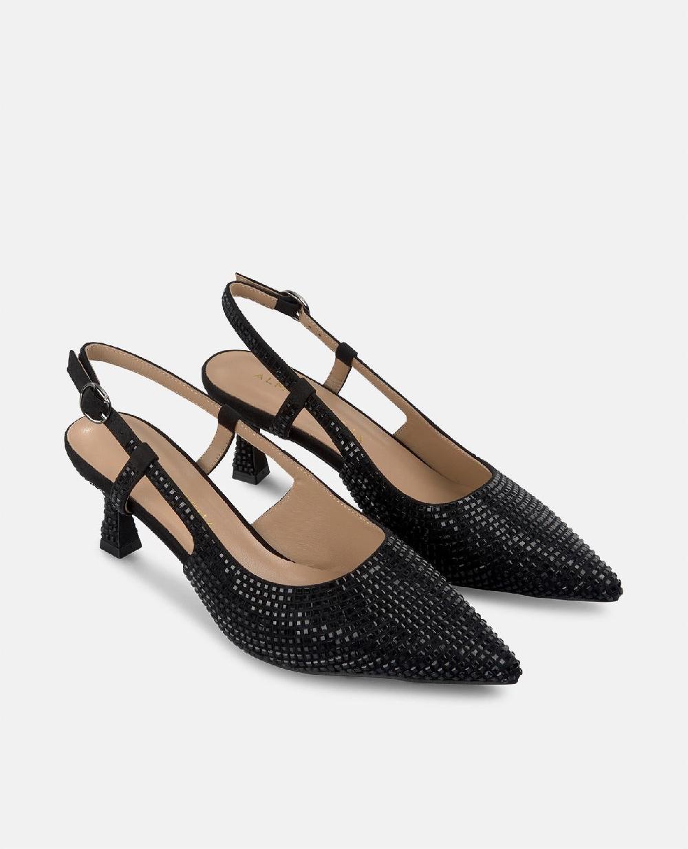 Alma En Pena ZAPATO KITTEN CON PEDRERÍA