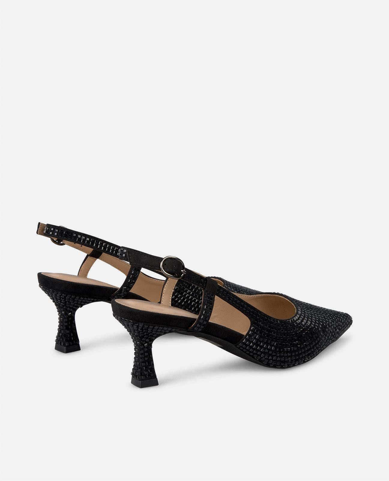 Alma En Pena ZAPATO KITTEN CON PEDRERÍA