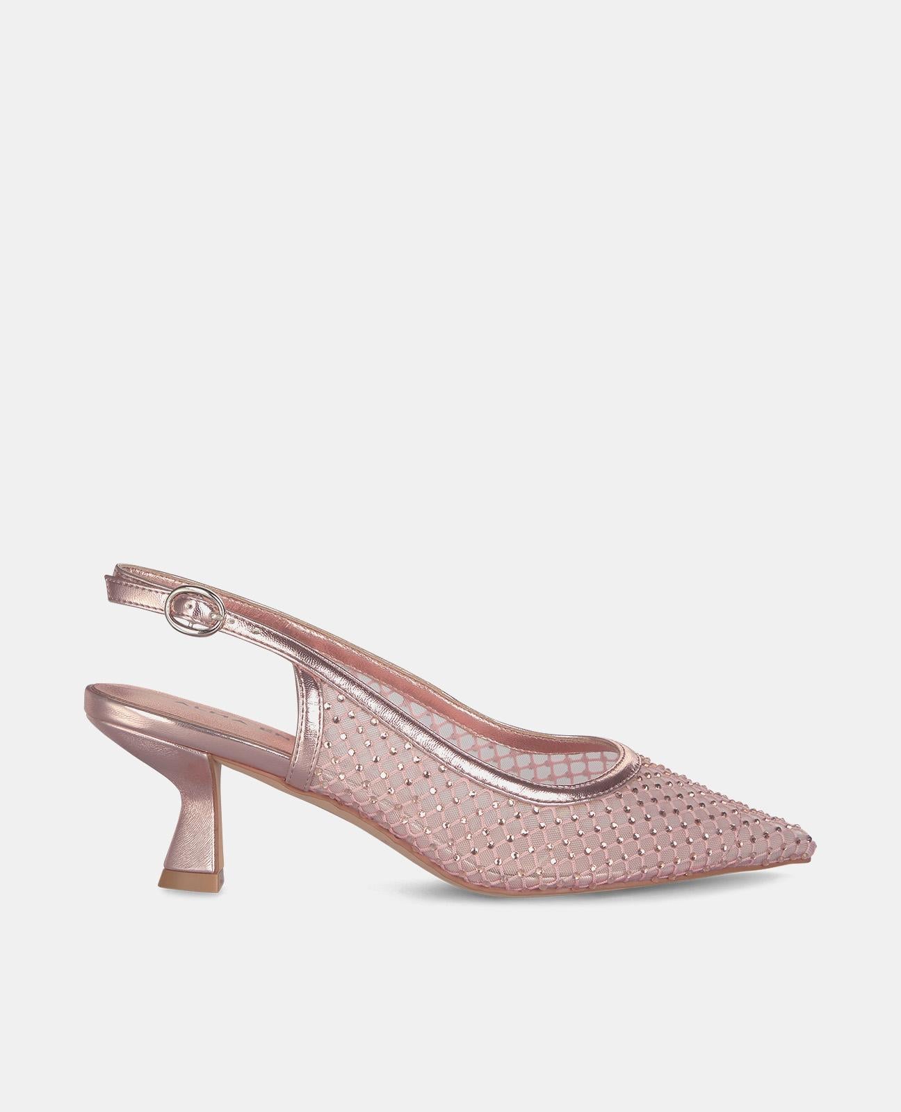 Alma en pena ZAPATO MALLA TACÓN CHUPETE