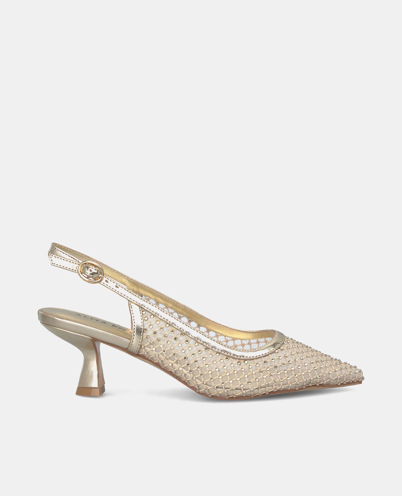 Alma en pena ZAPATO MALLA TACÓN CHUPETE