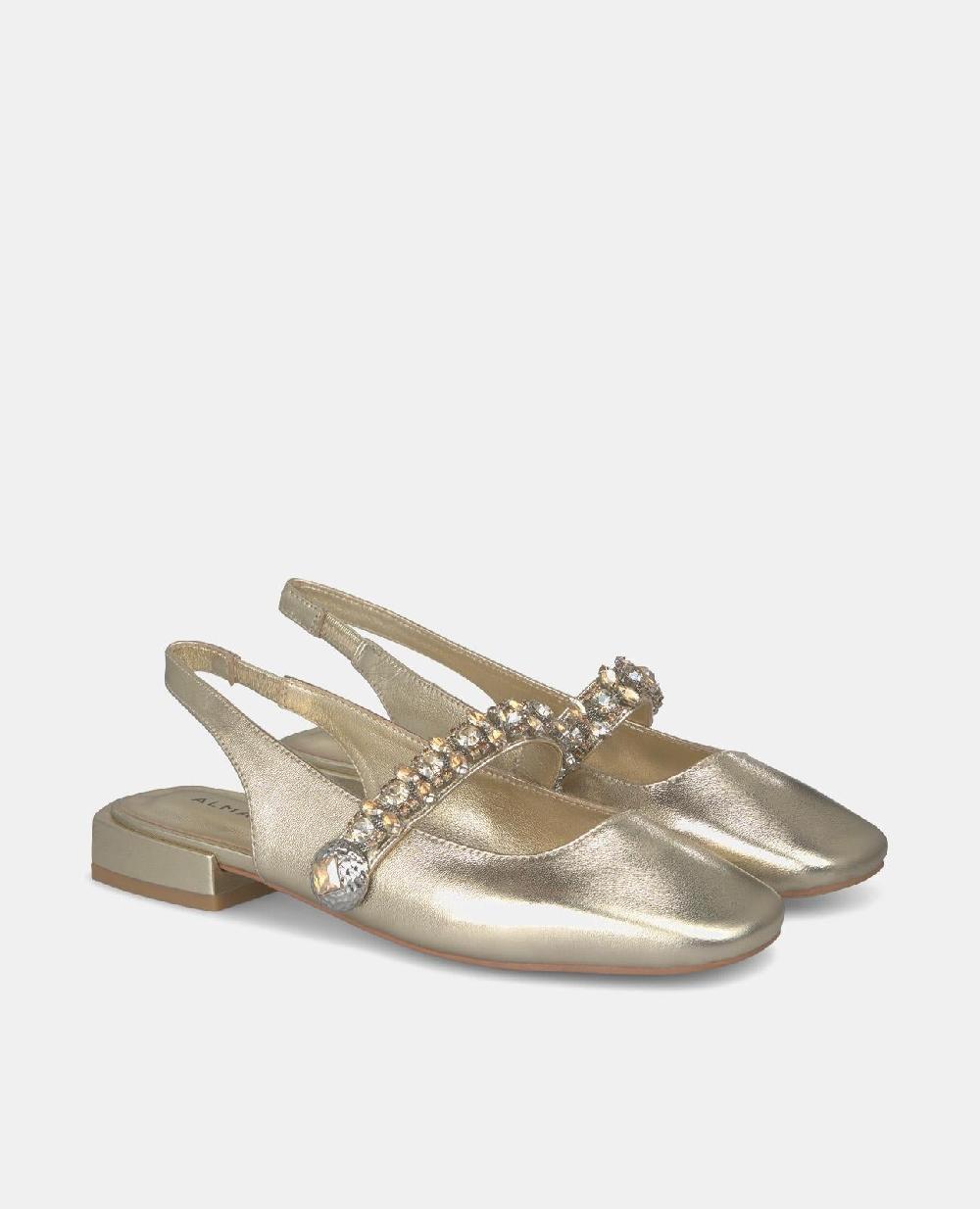 Alma En Pena ZAPATO PLANO DETALLE PEDRERÍA