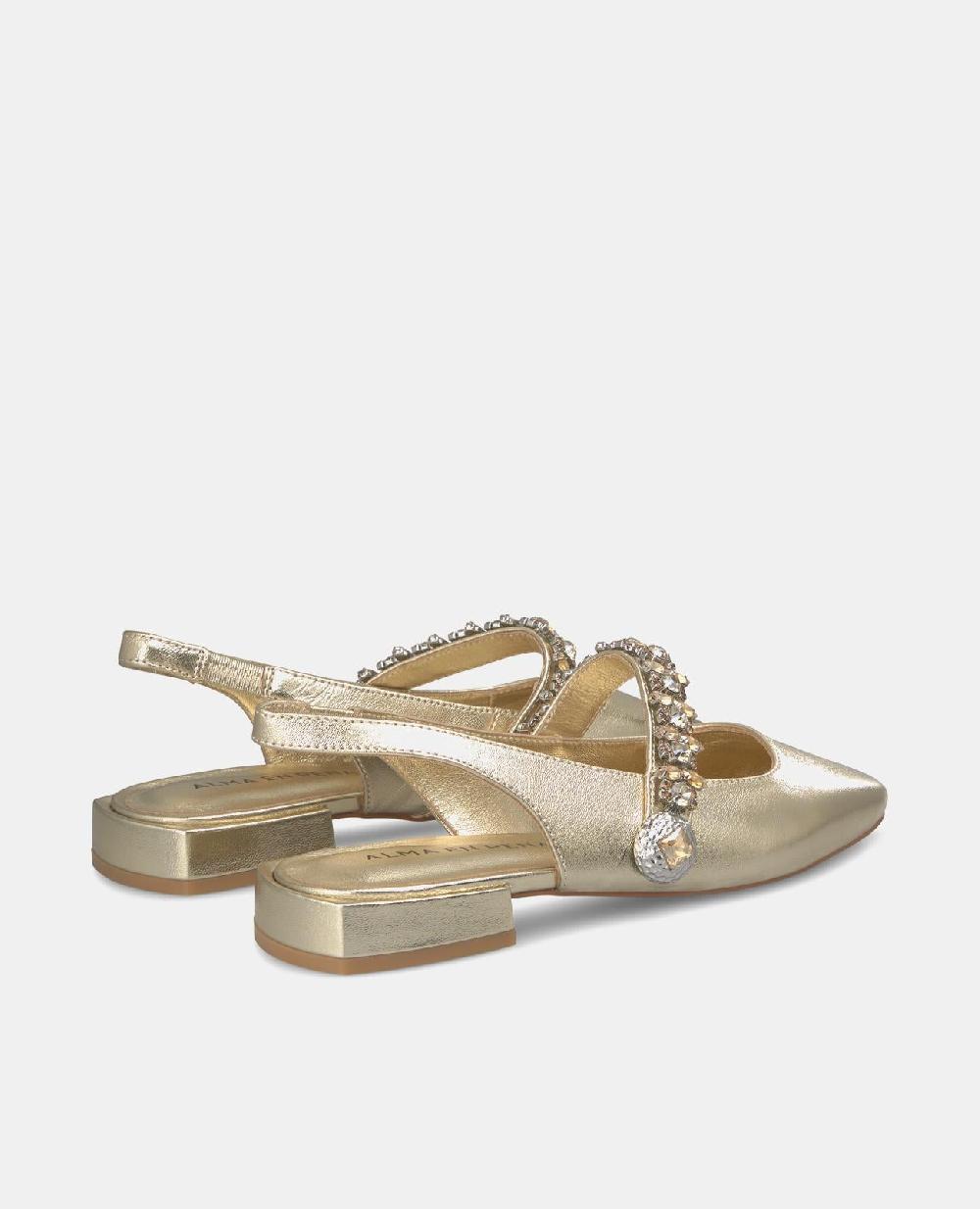 Alma En Pena ZAPATO PLANO DETALLE PEDRERÍA