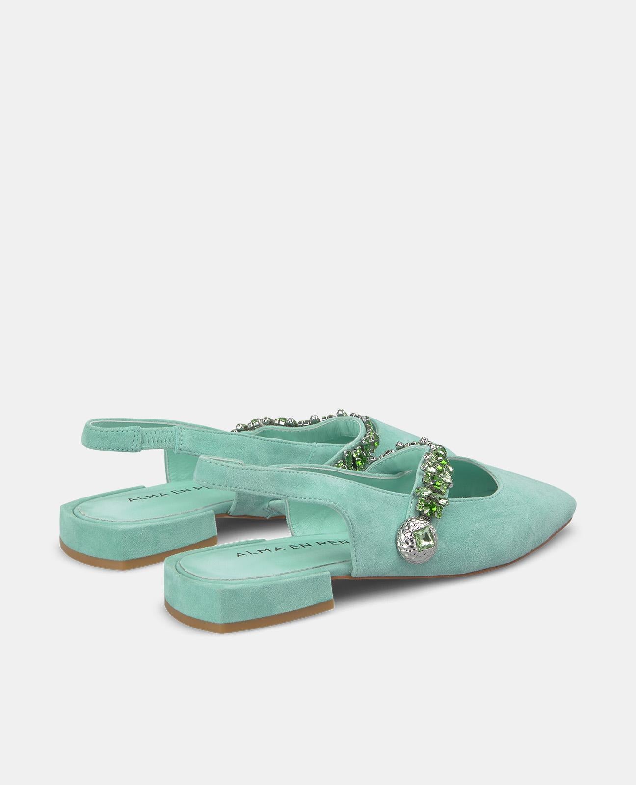 Alma En Pena ZAPATO PLANO DETALLE PEDRERÍA