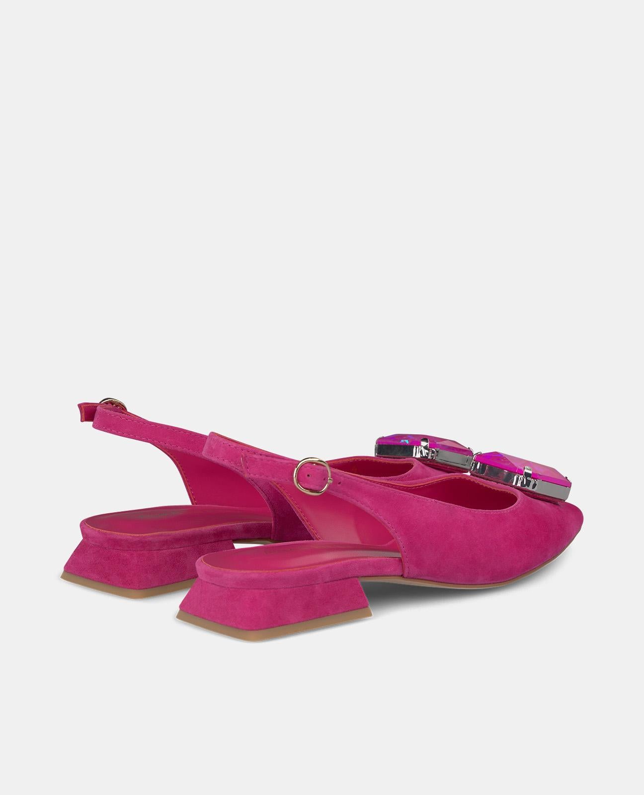 Alma En Pena ZAPATO PLANO HEBILLA CON PEDRERÍA