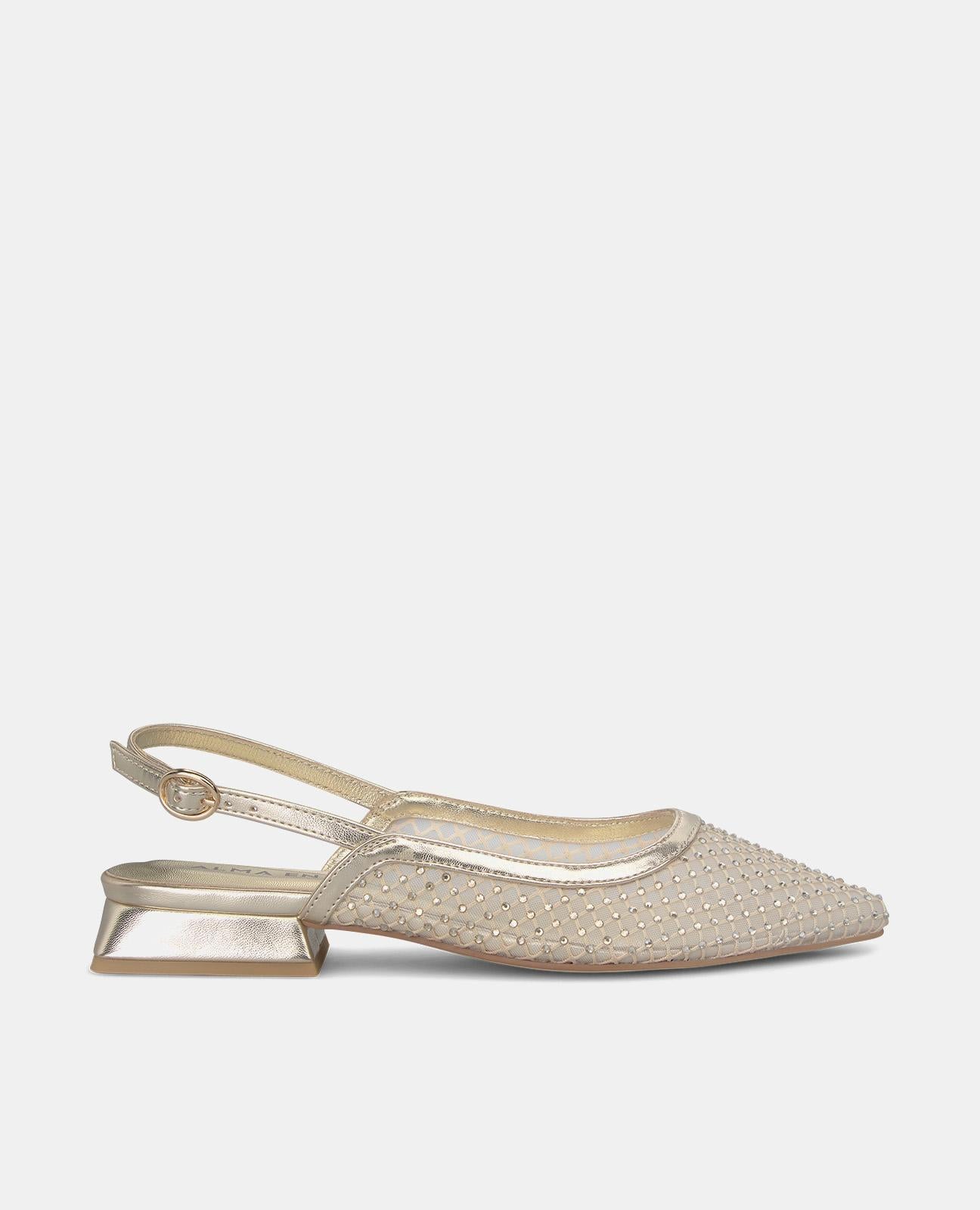 Alma en pena ZAPATO PLANO MALLA BRILLOS