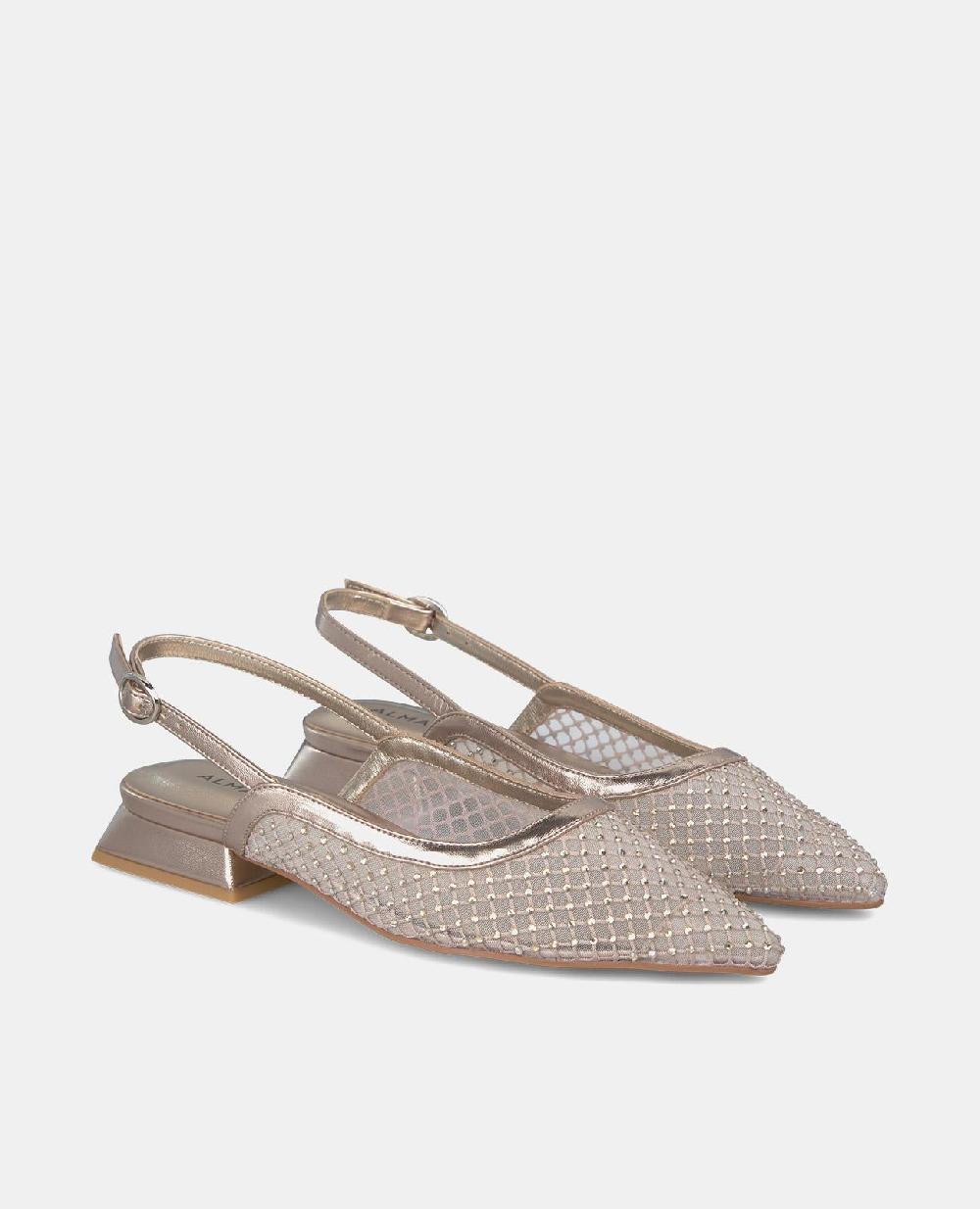 Alma En Pena ZAPATO PLANO MALLA BRILLOS