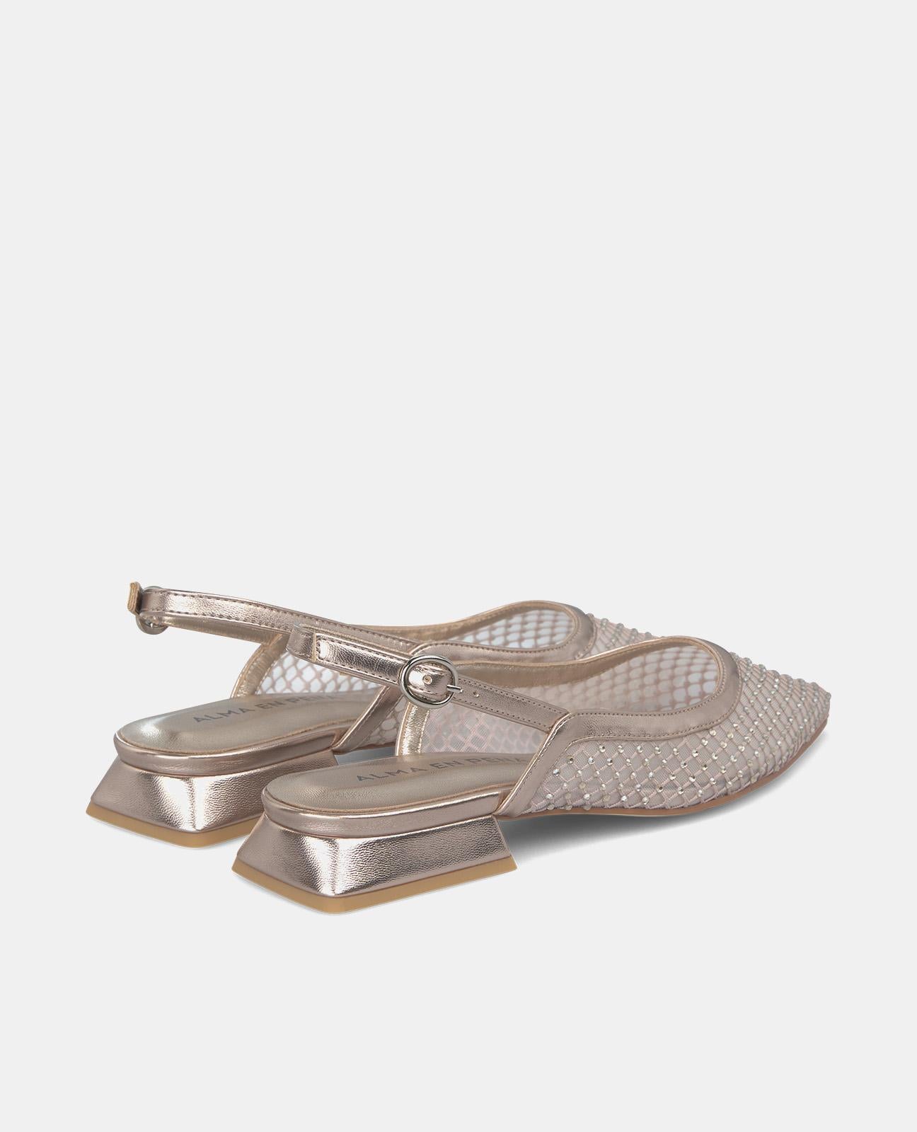 Alma En Pena ZAPATO PLANO MALLA BRILLOS