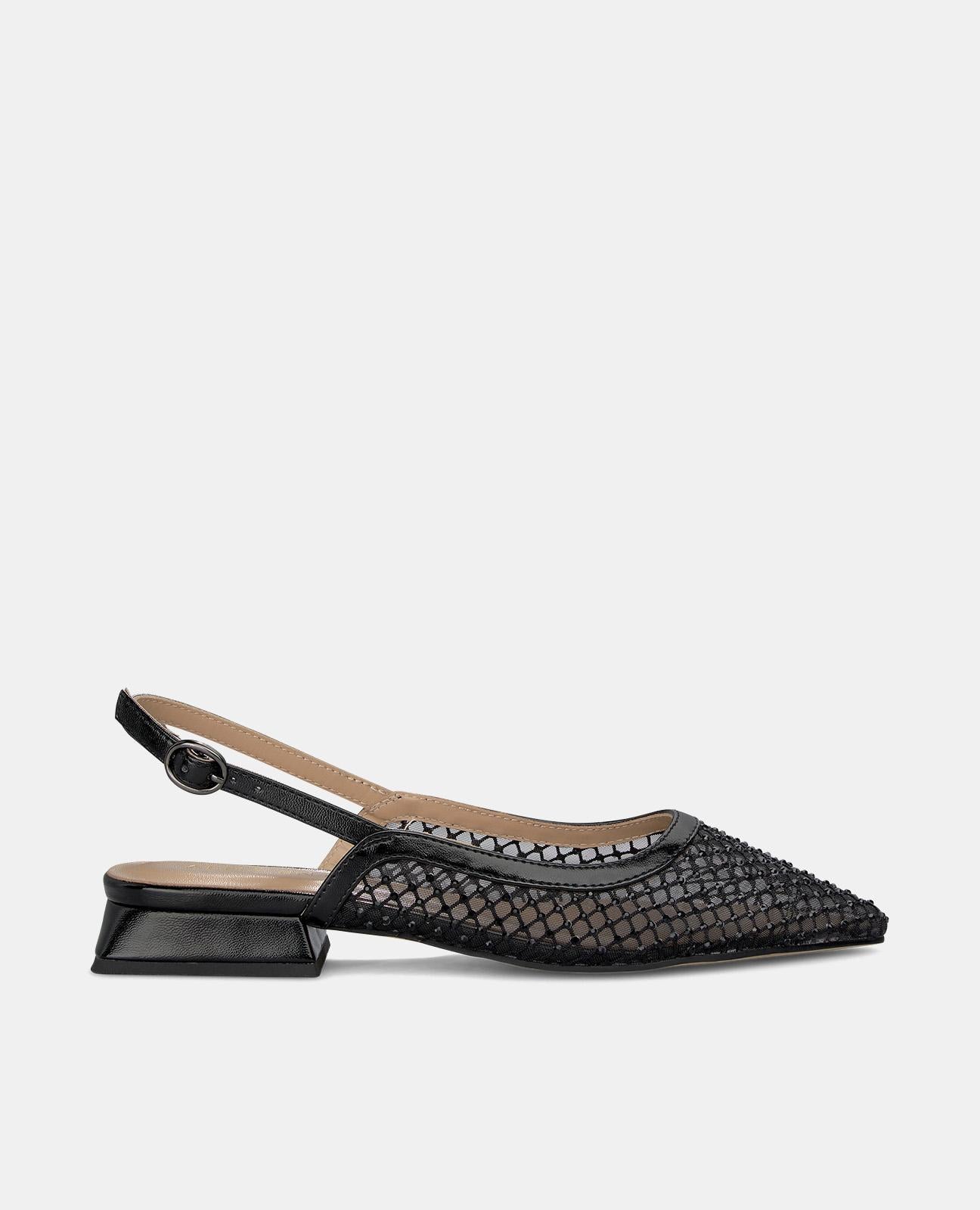 Alma en pena ZAPATO PLANO MALLA BRILLOS