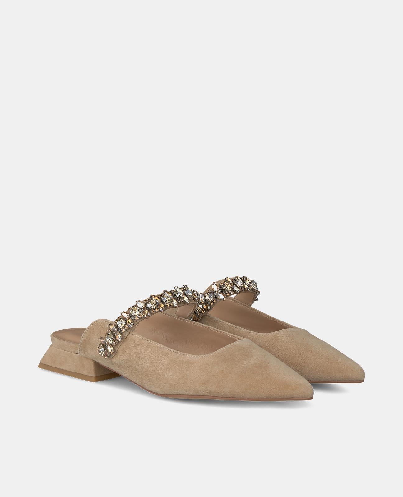 Alma En Pena ZAPATO PLANO TIRA PEDRERÍA