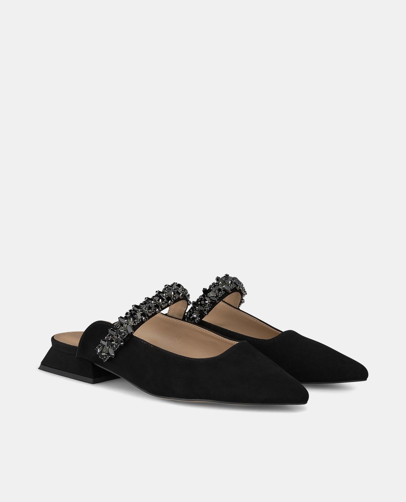 Alma En Pena ZAPATO PLANO TIRA PEDRERÍA