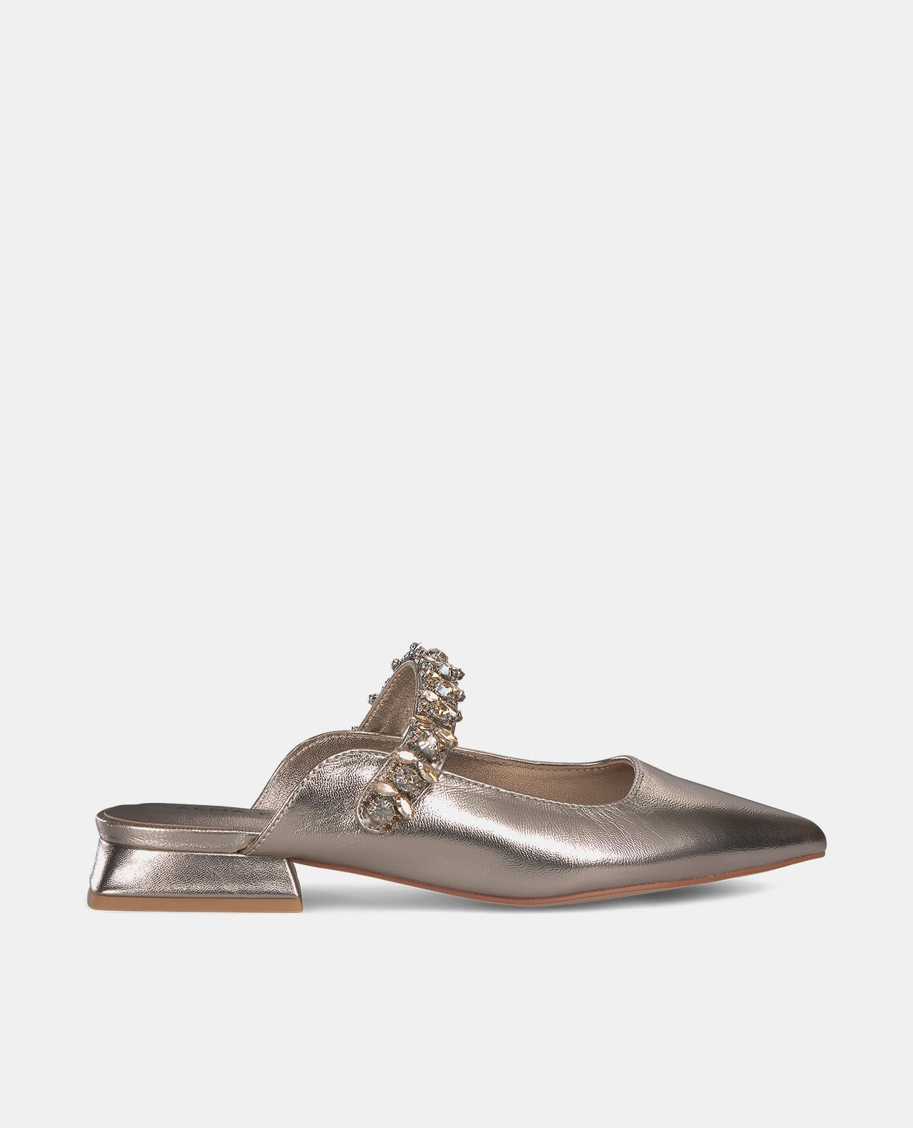 Alma en pena ZAPATO PLANO TIRA PEDRERÍA