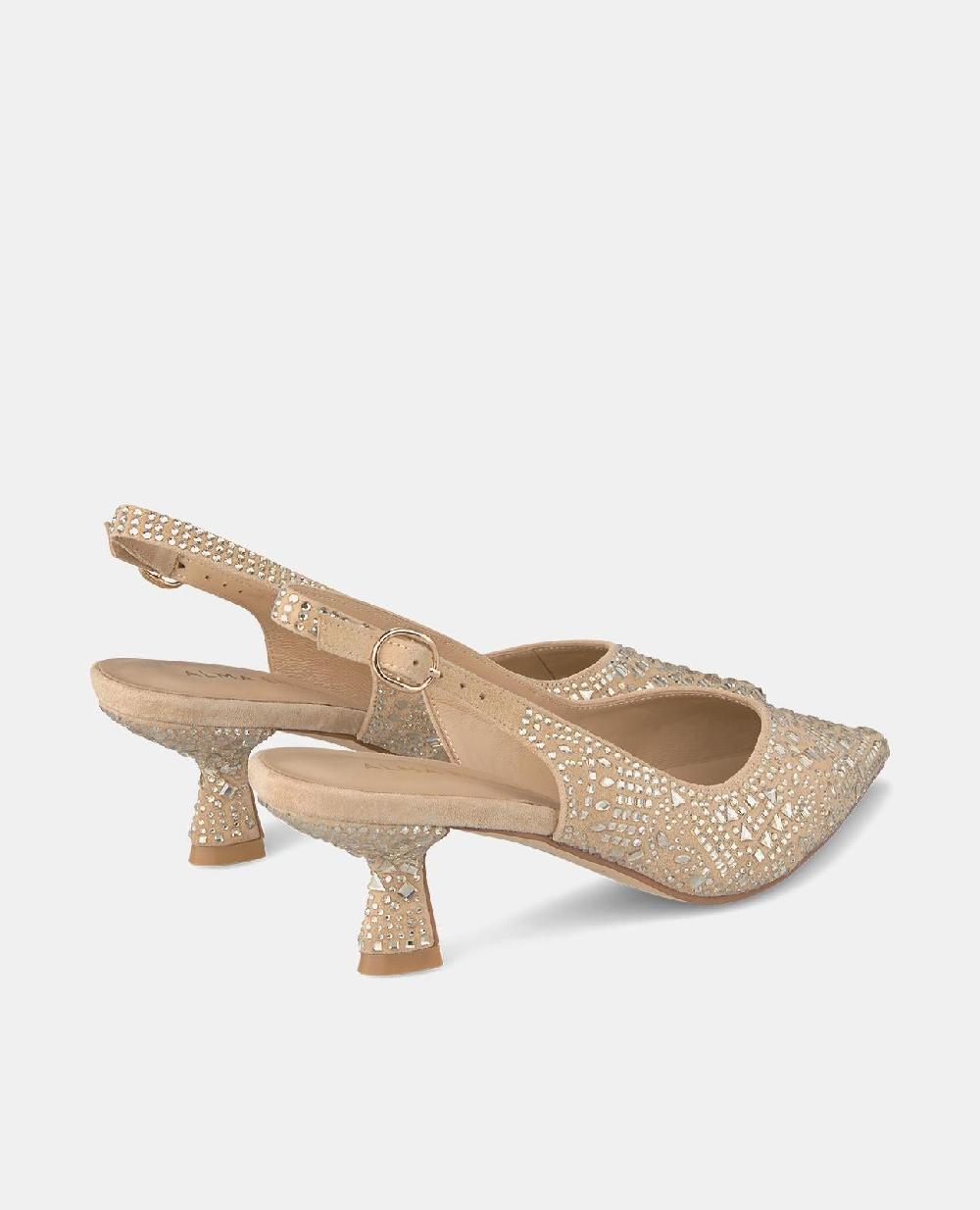 Alma En Pena ZAPATO TACÓN CHUPETE CRISTALES