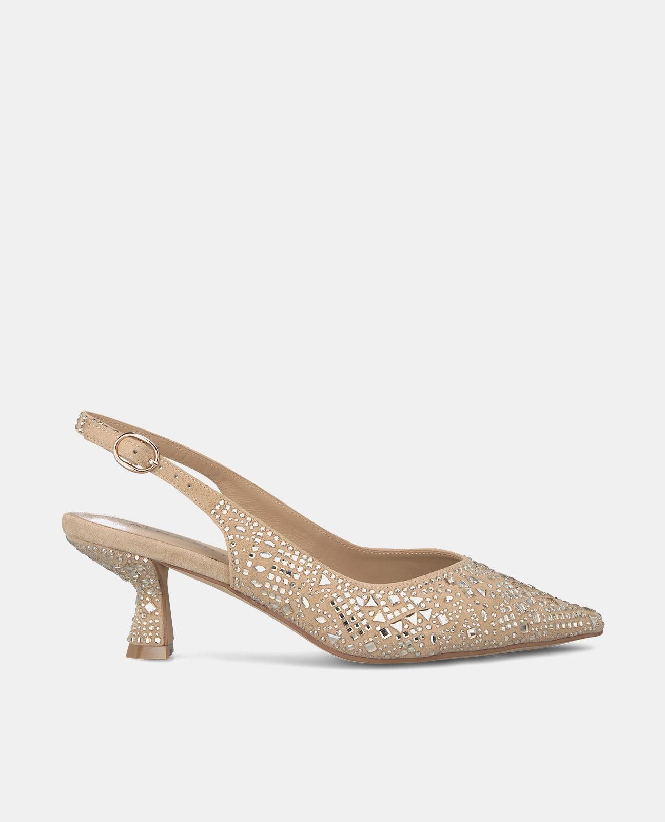 Alma en pena ZAPATO TACÓN CHUPETE CRISTALES