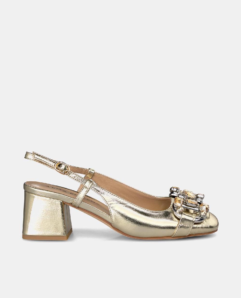 Alma en pena ZAPATO TACÓN CON DETALLE PEDRERÍA