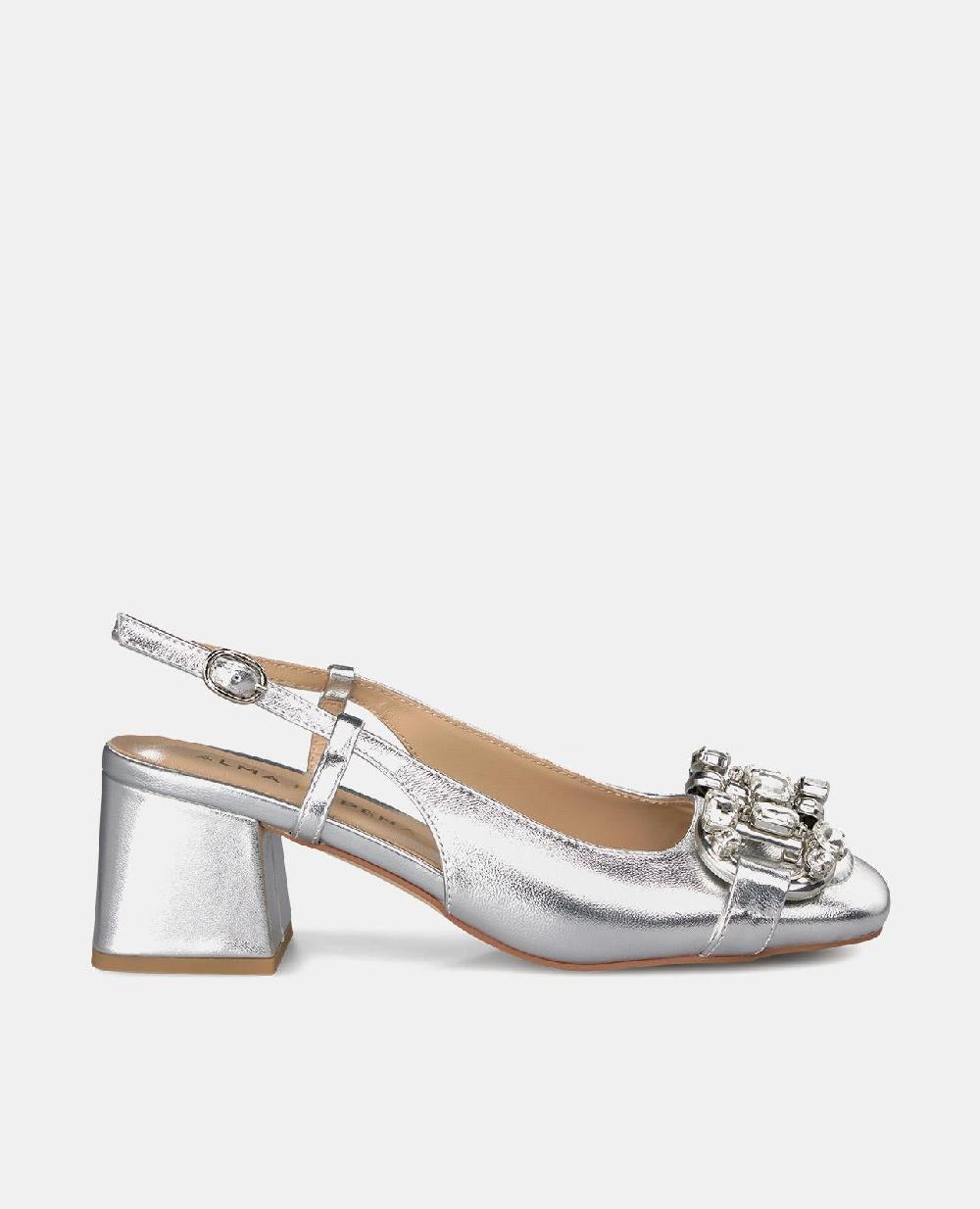 Alma en pena ZAPATO TACÓN CON DETALLE PEDRERÍA