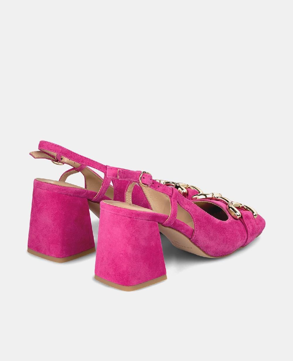 Alma En Pena ZAPATO TACÓN CUADRADO HEBILLA