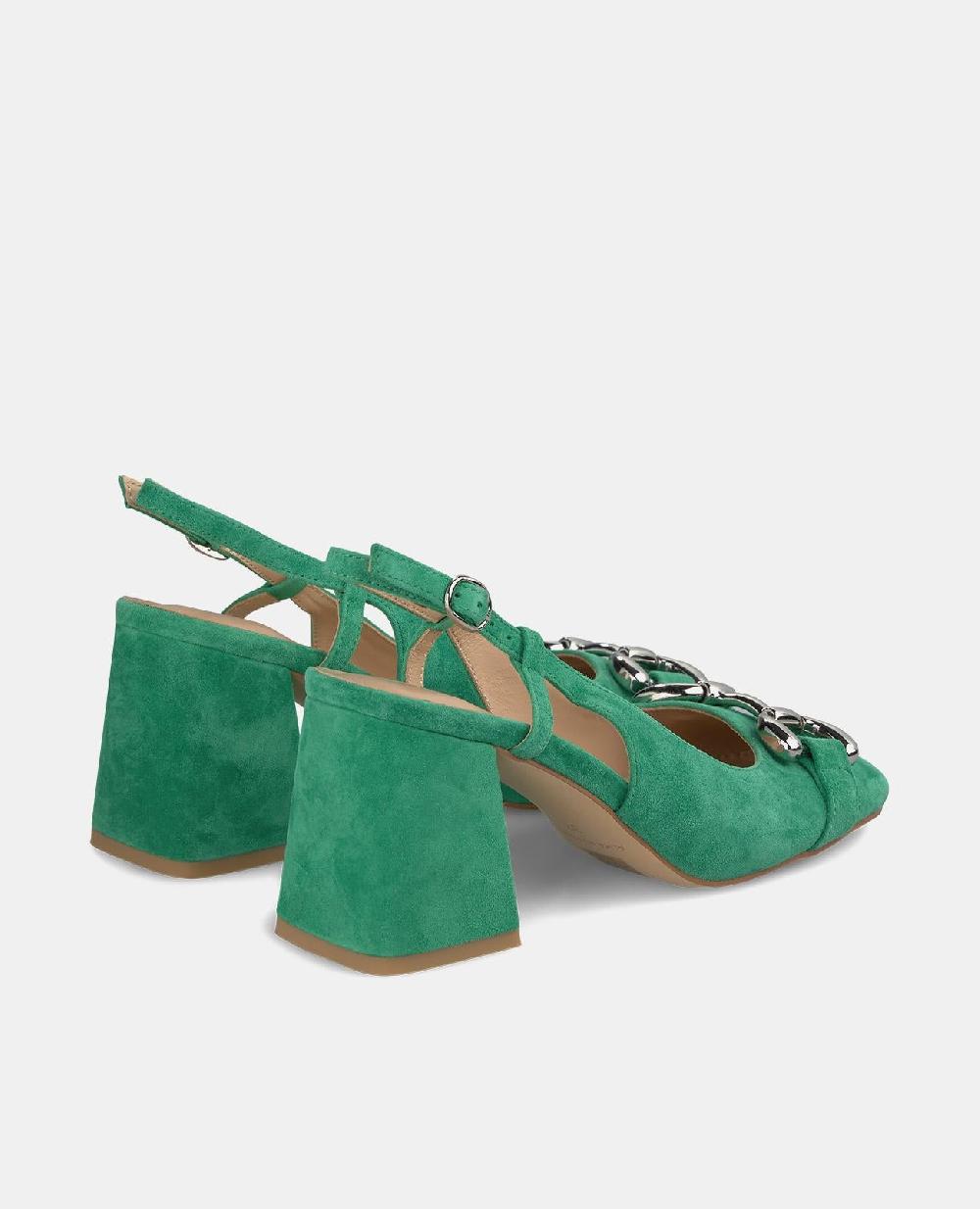 Alma En Pena ZAPATO TACÓN CUADRADO HEBILLA