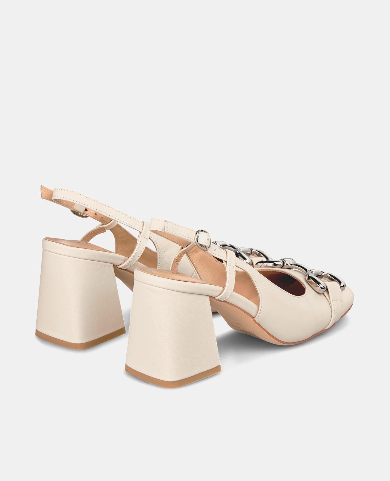 Alma En Pena ZAPATO TACÓN CUADRADO HEBILLA