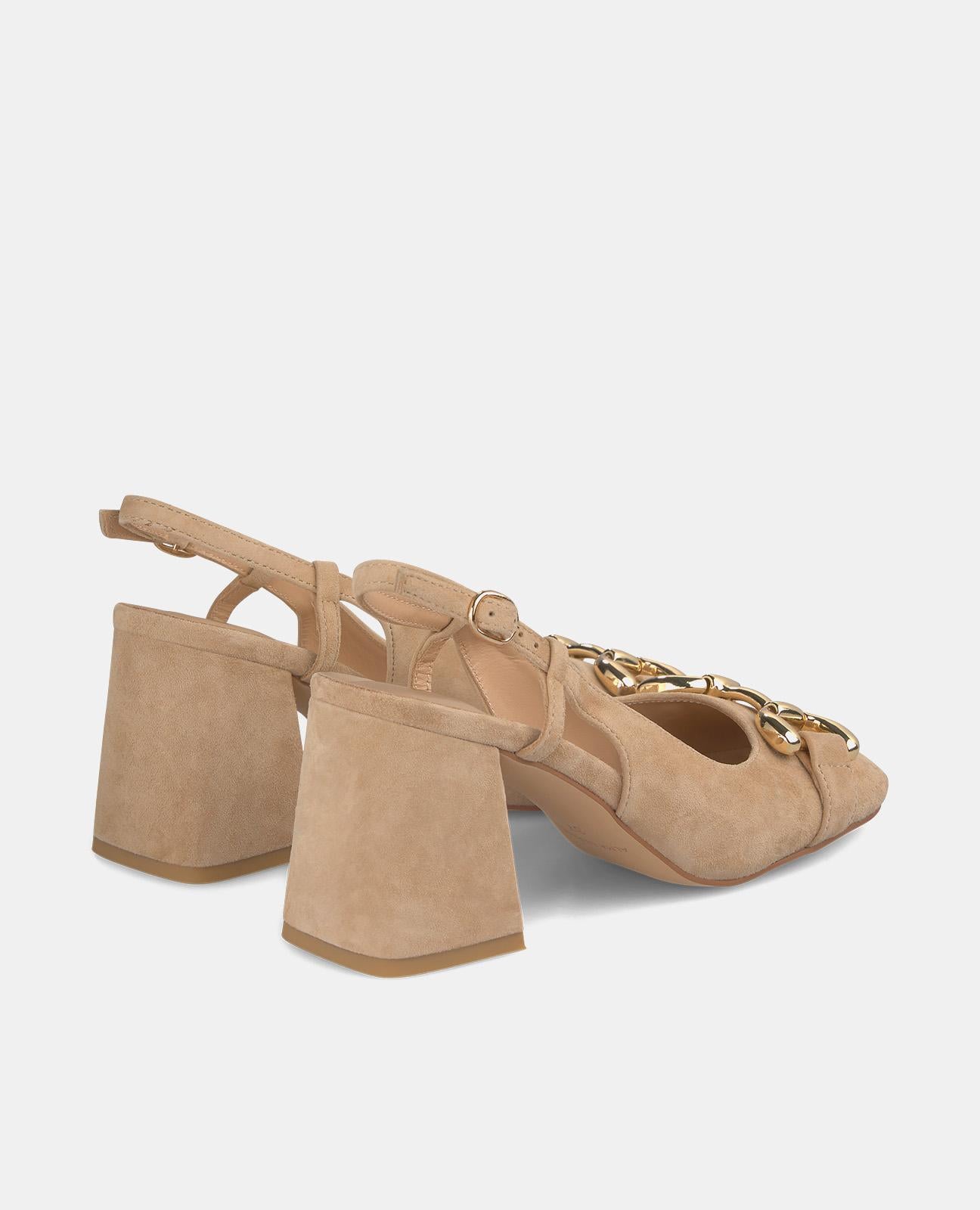 Alma En Pena ZAPATO TACÓN CUADRADO HEBILLA