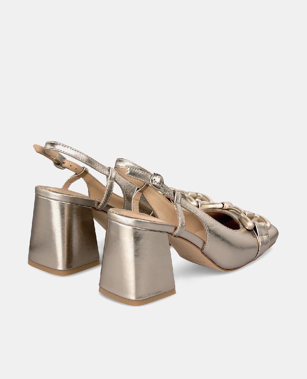 Alma En Pena ZAPATO TACÓN CUADRADO HEBILLA