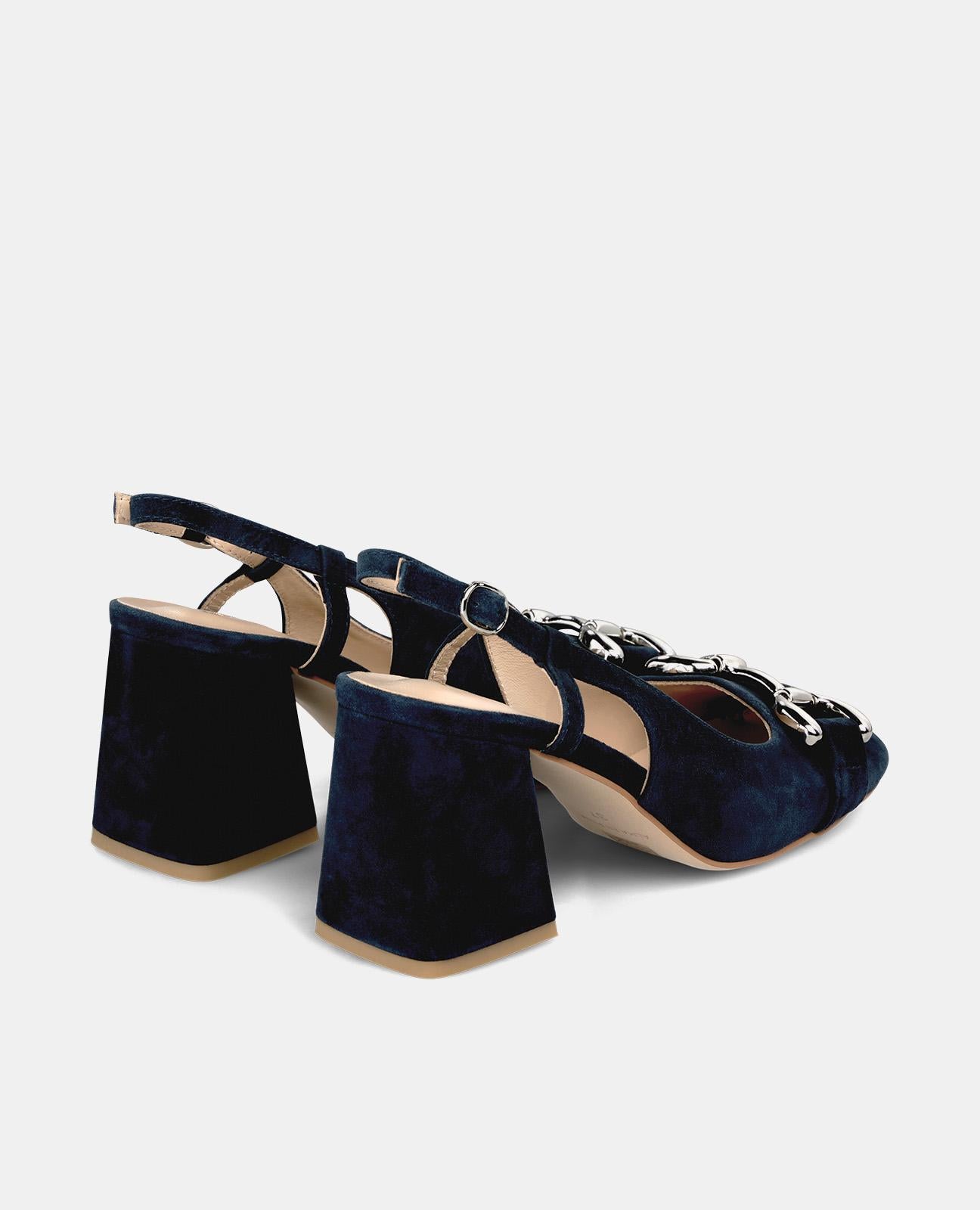 Alma En Pena ZAPATO TACÓN CUADRADO HEBILLA