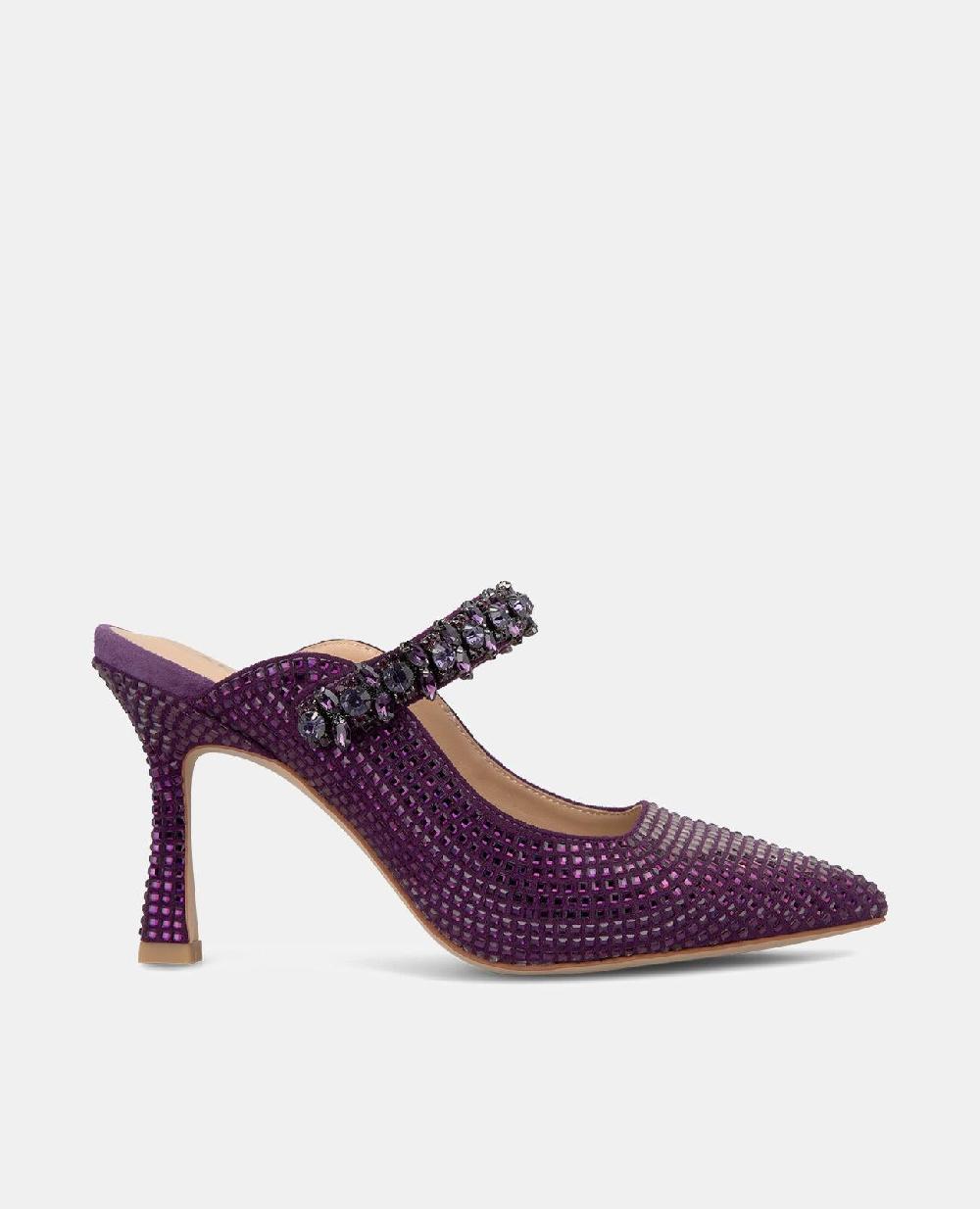 Alma en pena ZAPATO TACÓN DESTALONADO PEDRERÍA