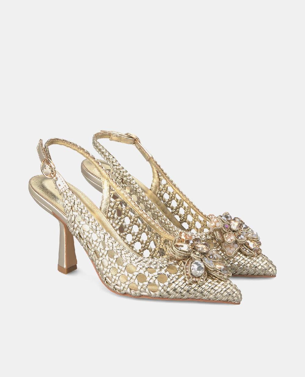 Alma En Pena ZAPATO TACÓN FLOR