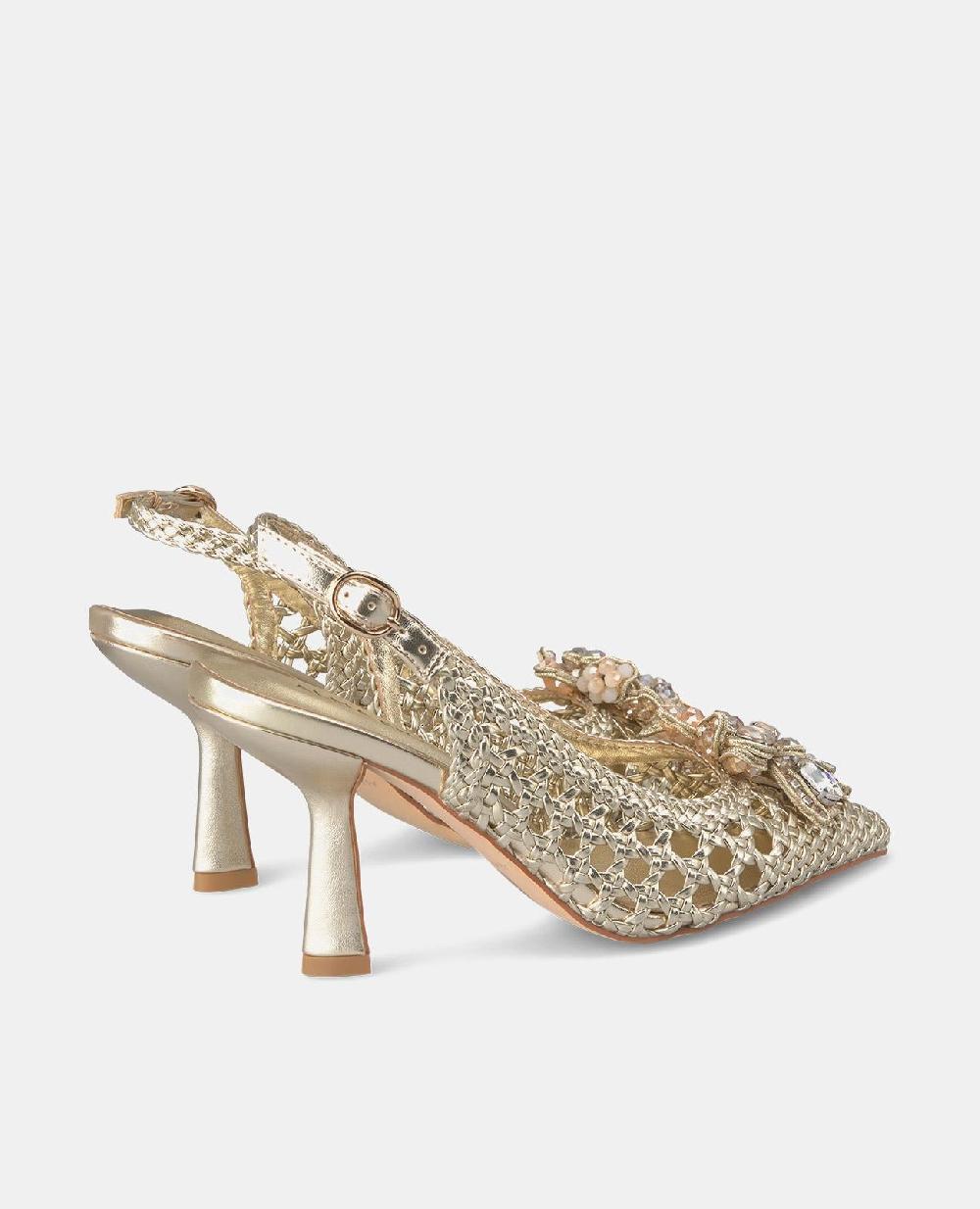 Alma En Pena ZAPATO TACÓN FLOR