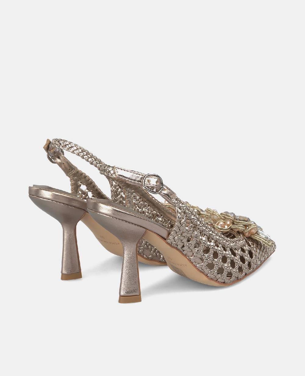 Alma En Pena ZAPATO TACÓN FLOR