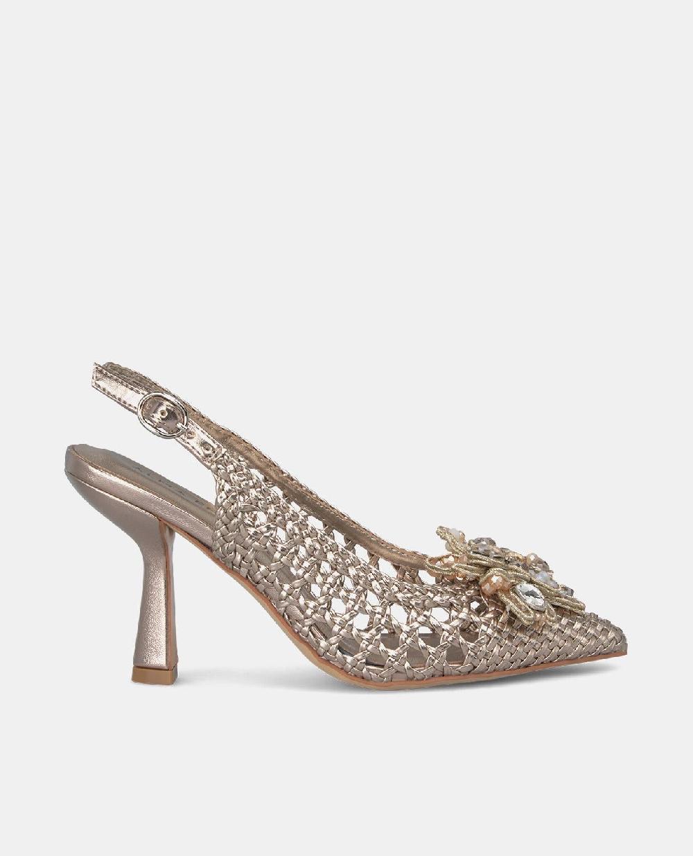 Alma en pena ZAPATO TACÓN FLOR