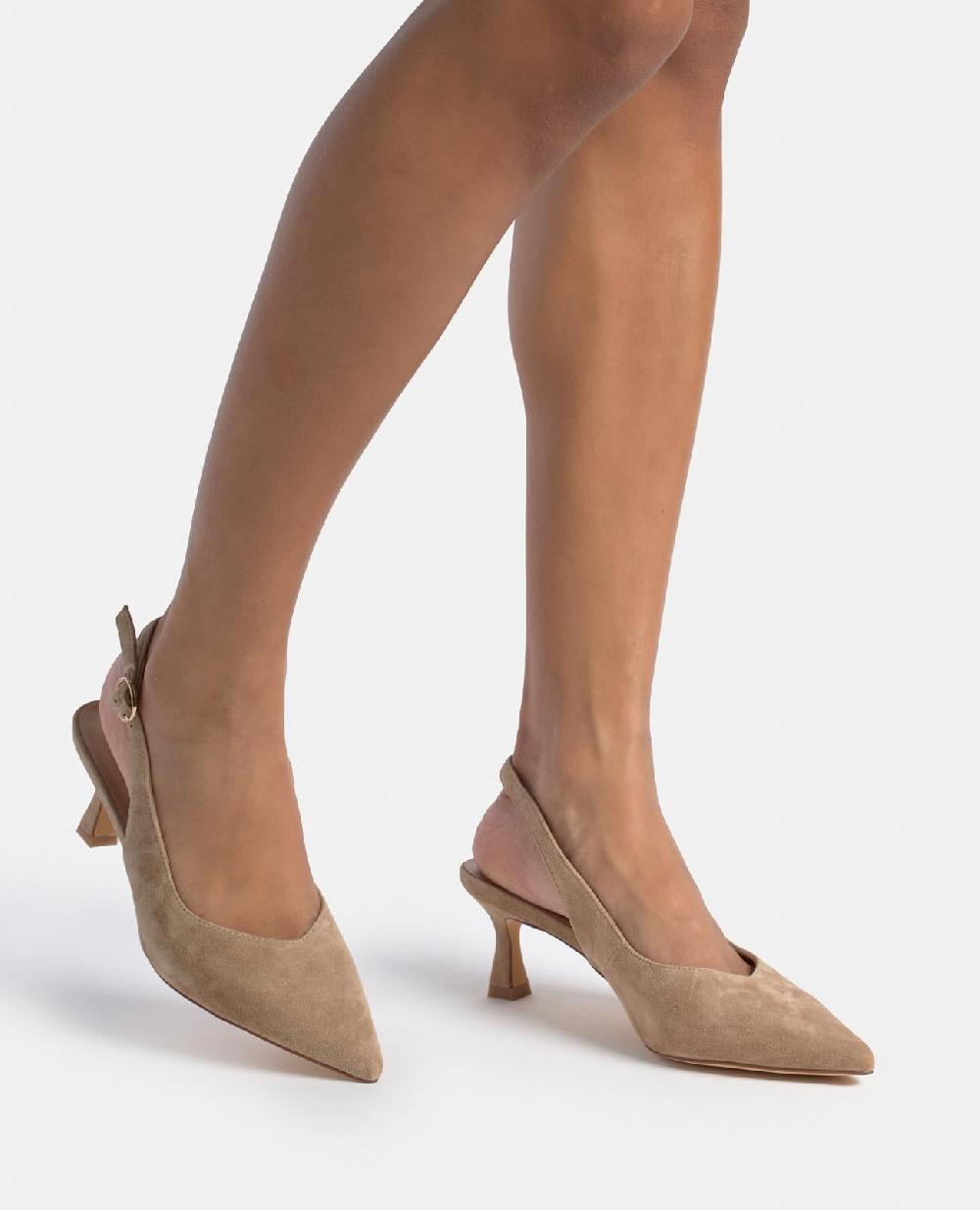 Alma En Pena ZAPATO TACÓN KITTEN DESTALONADO