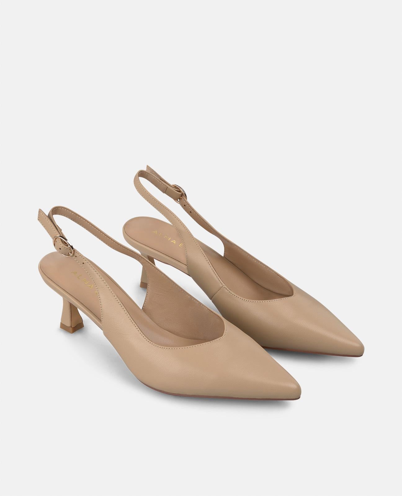 Alma En Pena ZAPATO TACÓN KITTEN DESTALONADO